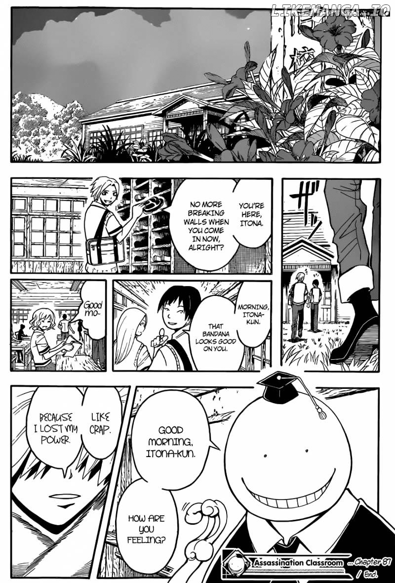 Ansatsu Kyoushitsu chapter 87 - page 20