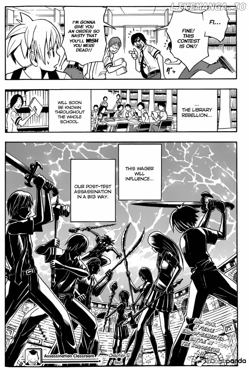 Ansatsu Kyoushitsu chapter 51 - page 20