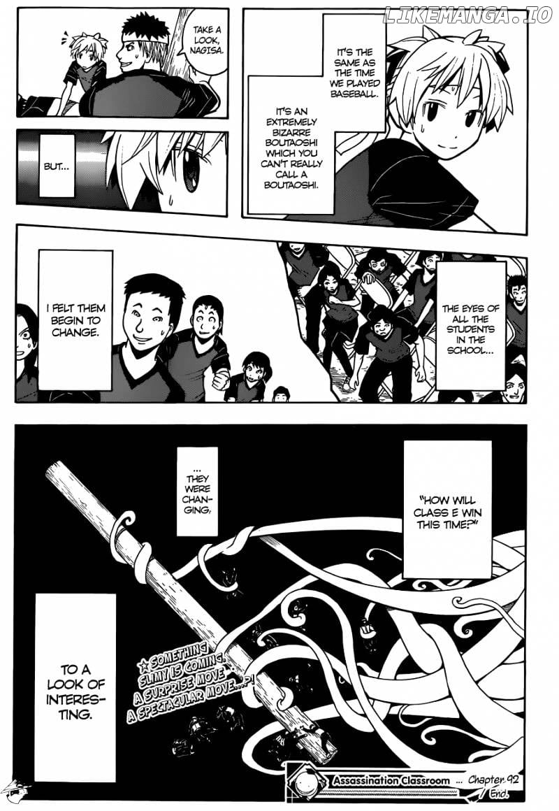 Ansatsu Kyoushitsu chapter 92 - page 20