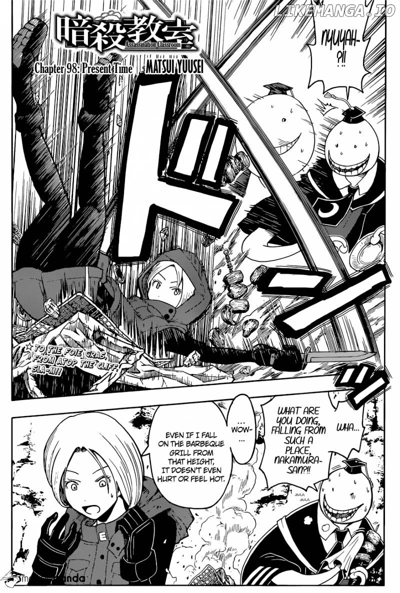 Ansatsu Kyoushitsu chapter 98 - page 3