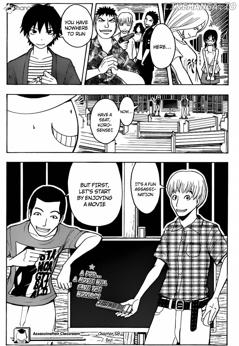 Ansatsu Kyoushitsu chapter 58 - page 20