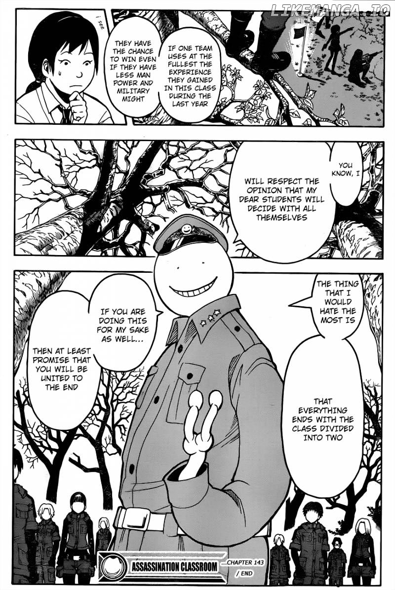 Ansatsu Kyoushitsu chapter 143 - page 20