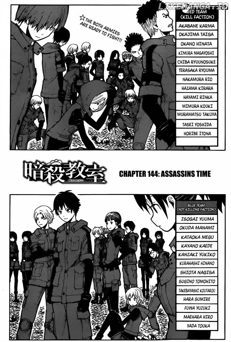 Ansatsu Kyoushitsu chapter 144 - page 10