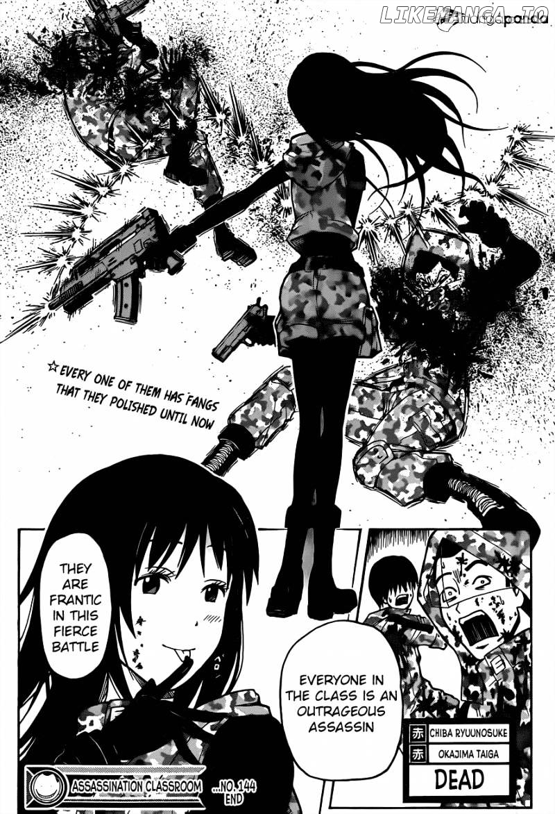Ansatsu Kyoushitsu chapter 144 - page 21