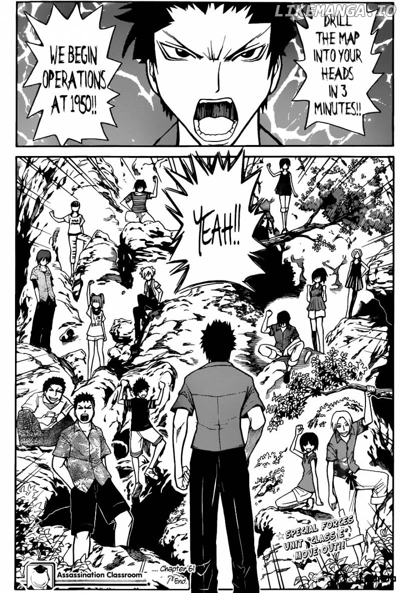 Ansatsu Kyoushitsu chapter 61 - page 20