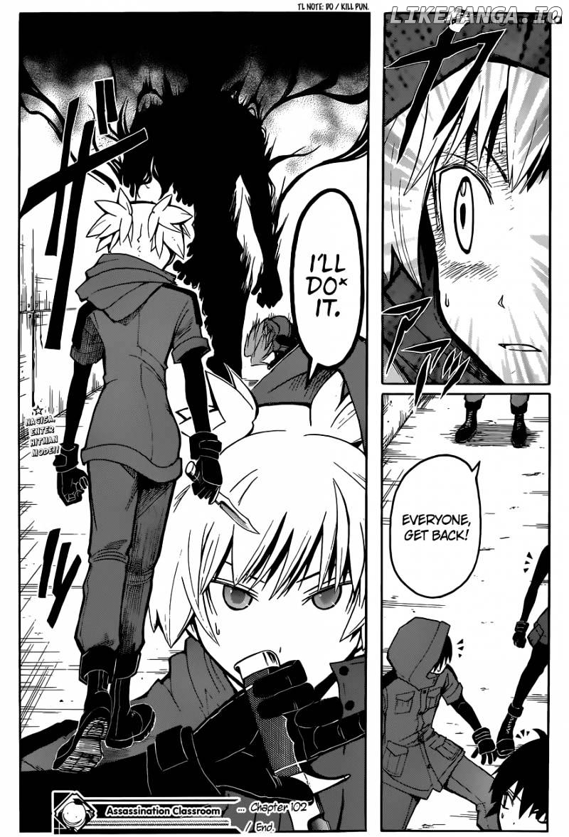 Ansatsu Kyoushitsu chapter 102 - page 20