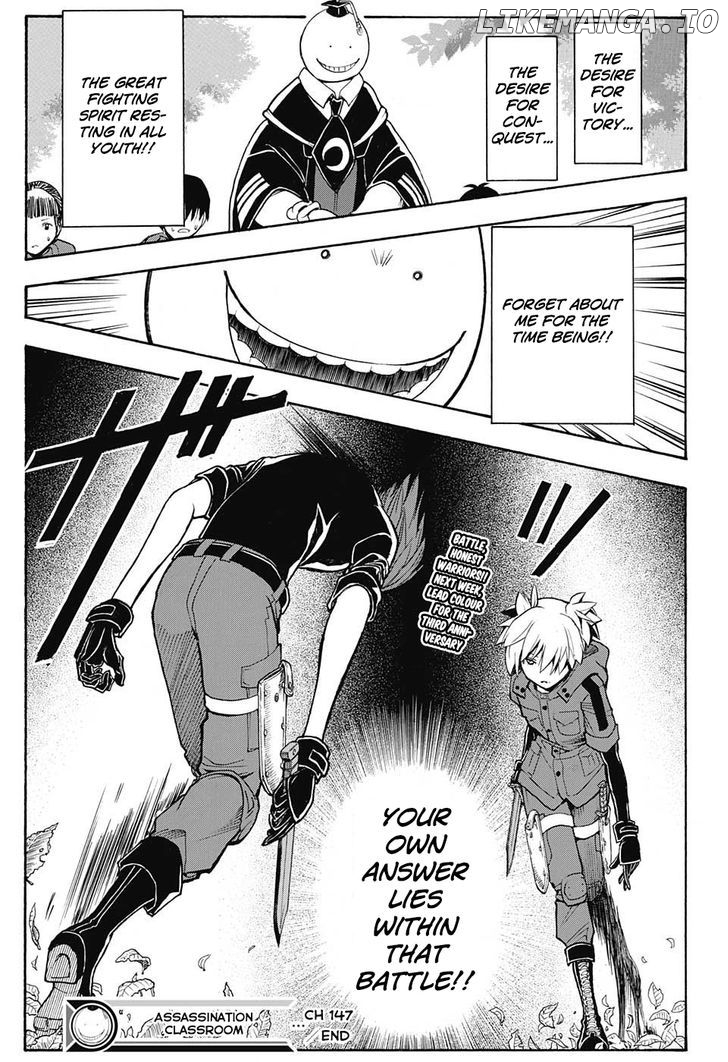 Ansatsu Kyoushitsu chapter 147 - page 22