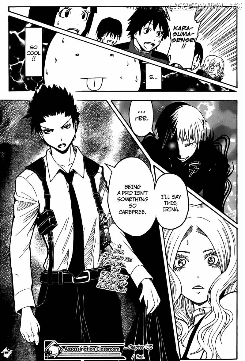 Ansatsu Kyoushitsu chapter 105 - page 20
