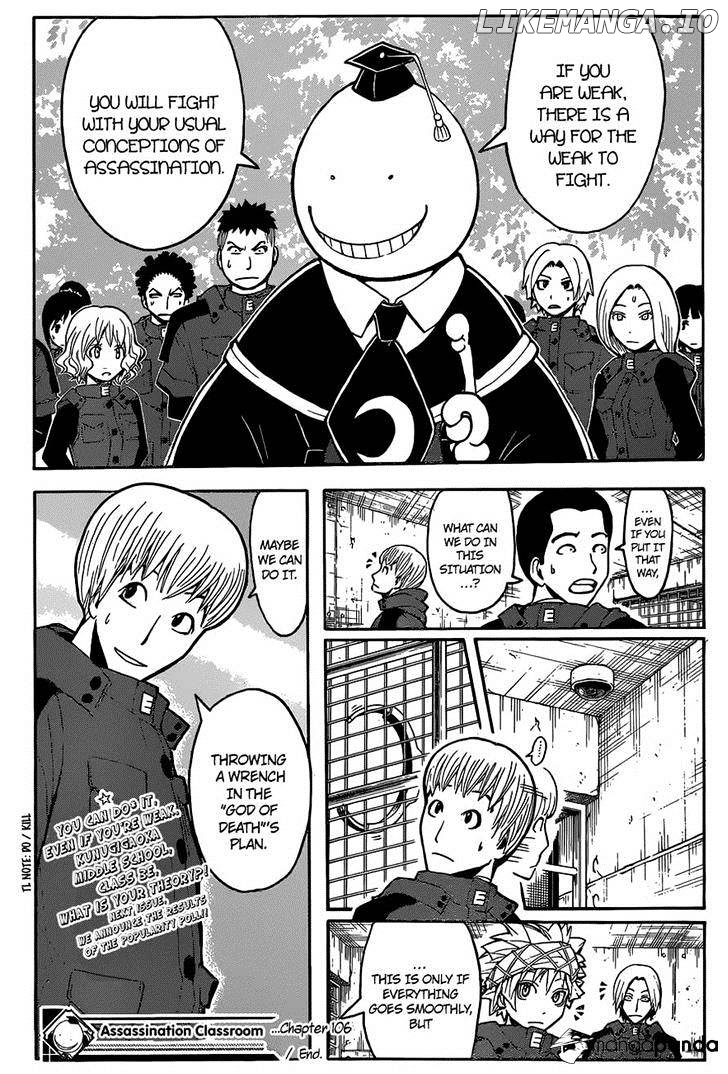 Ansatsu Kyoushitsu chapter 106 - page 19