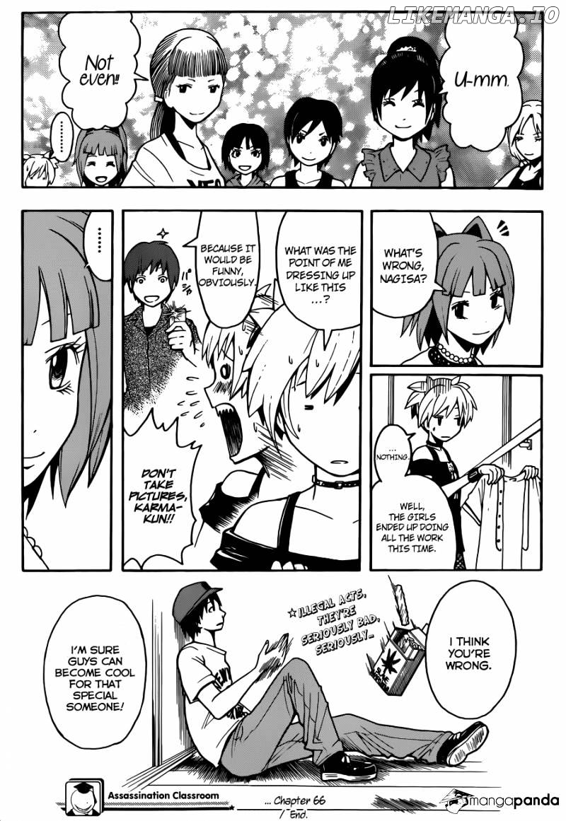 Ansatsu Kyoushitsu chapter 66 - page 19