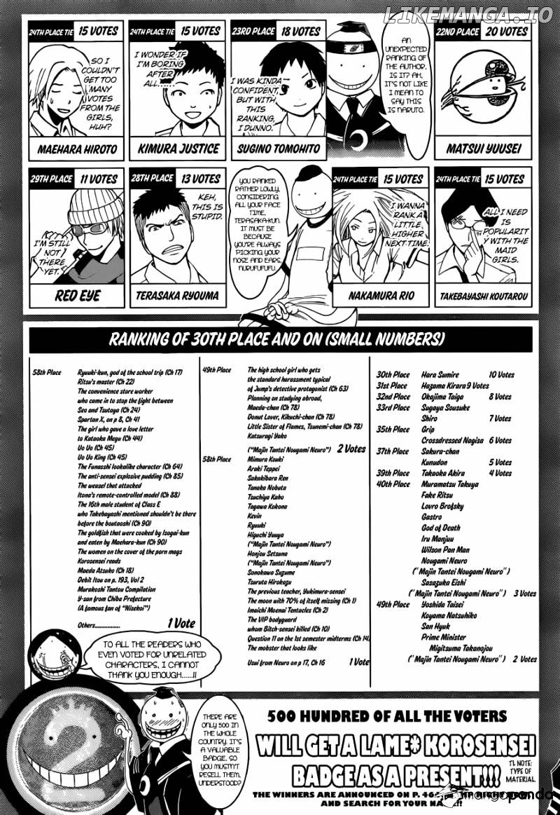 Ansatsu Kyoushitsu chapter 107 - page 23