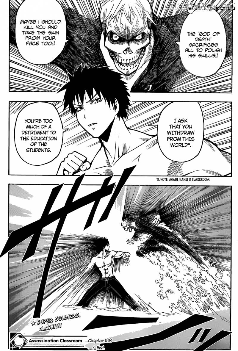 Ansatsu Kyoushitsu chapter 108 - page 20
