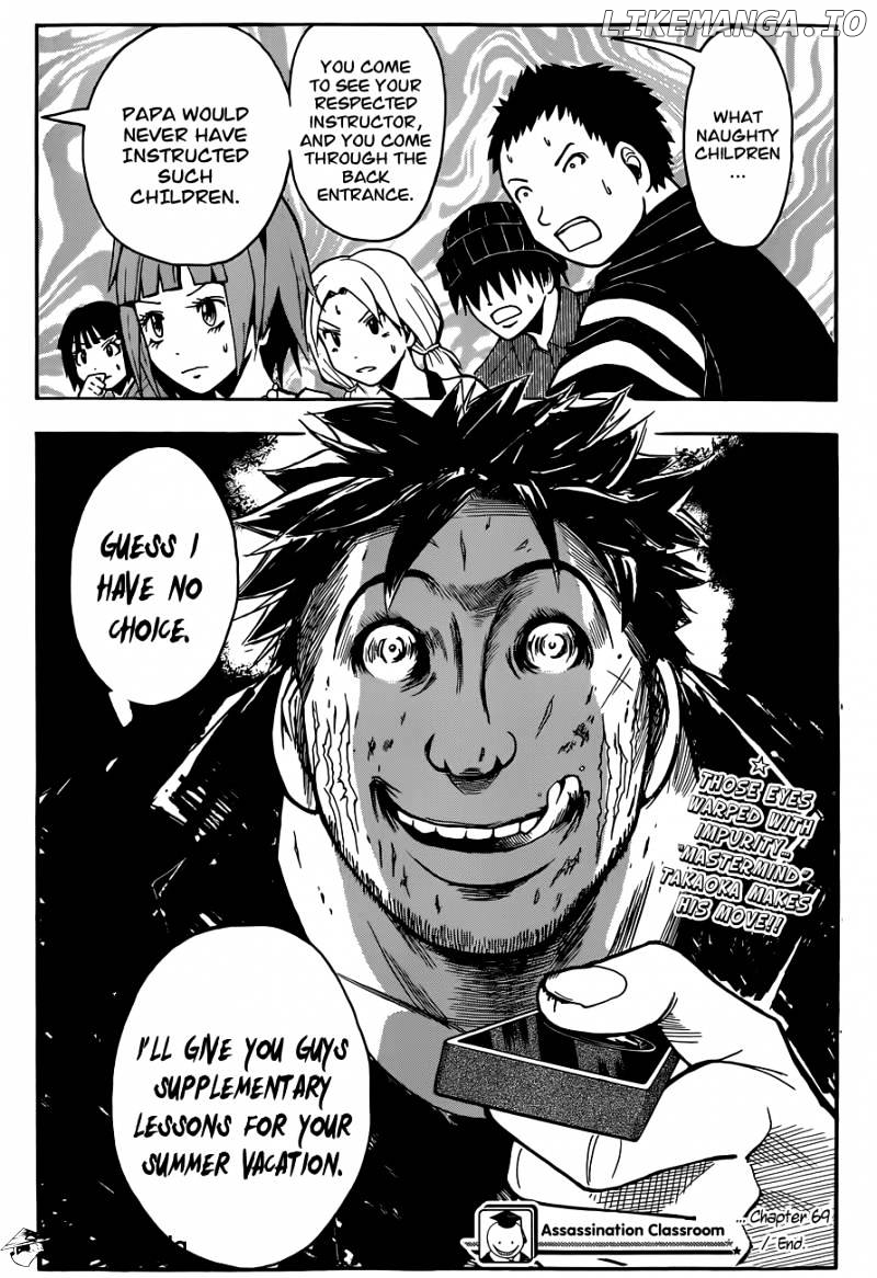 Ansatsu Kyoushitsu chapter 69 - page 20