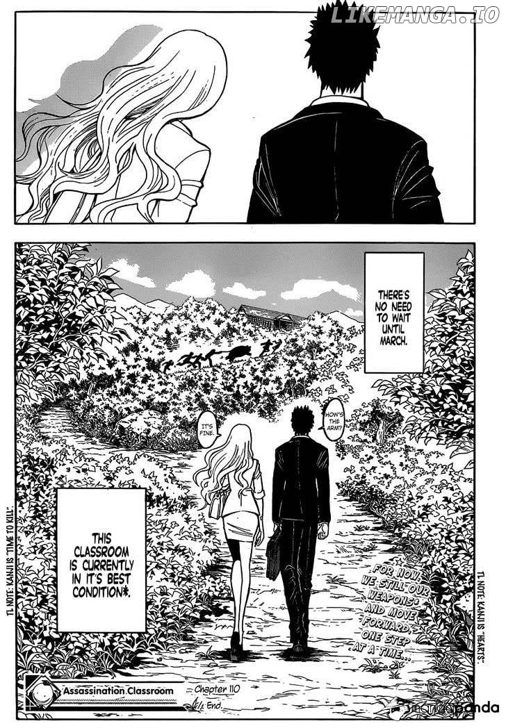 Ansatsu Kyoushitsu chapter 110 - page 19
