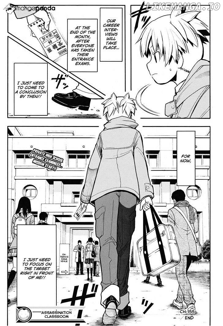 Ansatsu Kyoushitsu chapter 155 - page 19