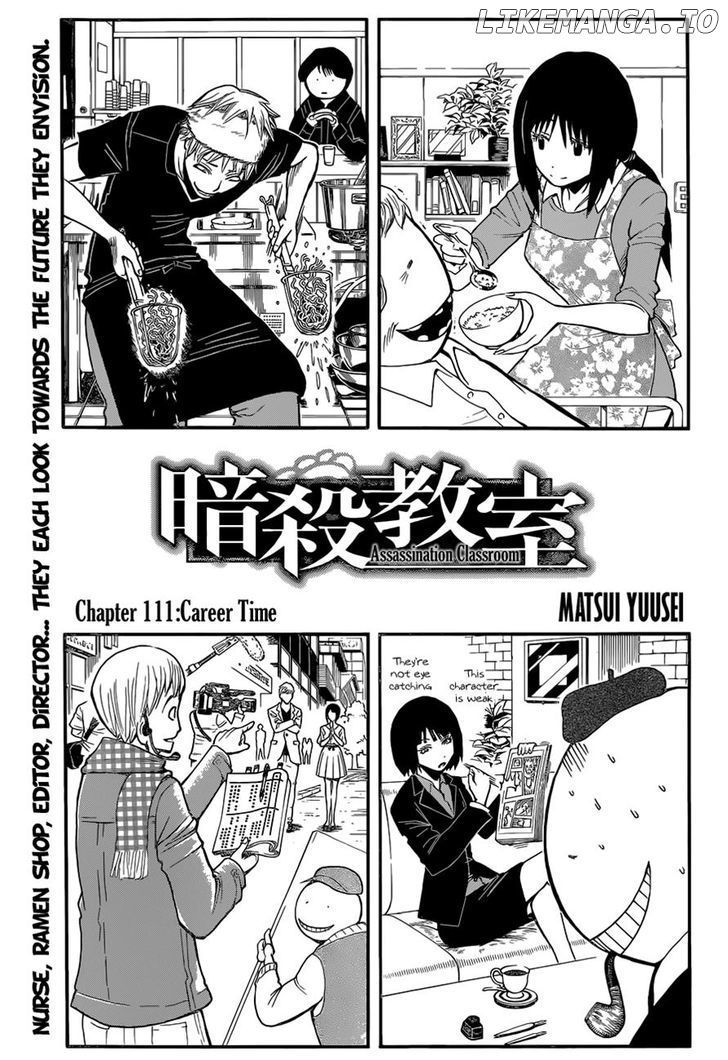 Ansatsu Kyoushitsu chapter 111 - page 1