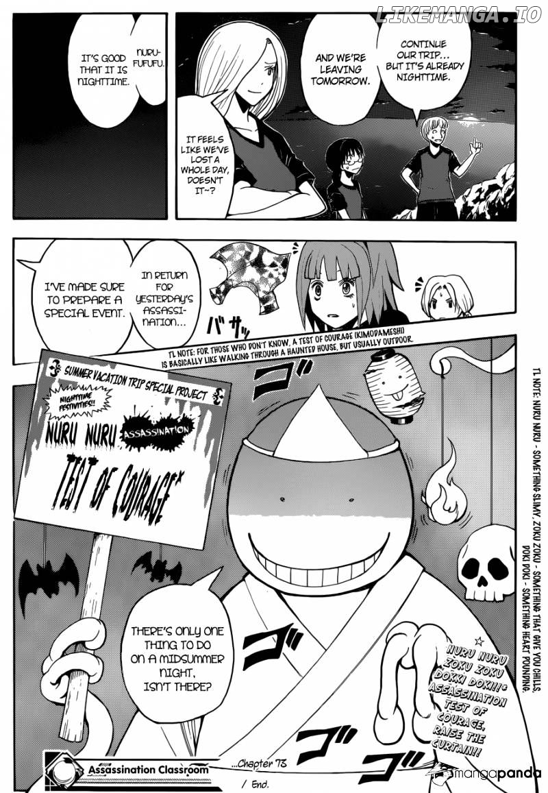 Ansatsu Kyoushitsu chapter 73 - page 20