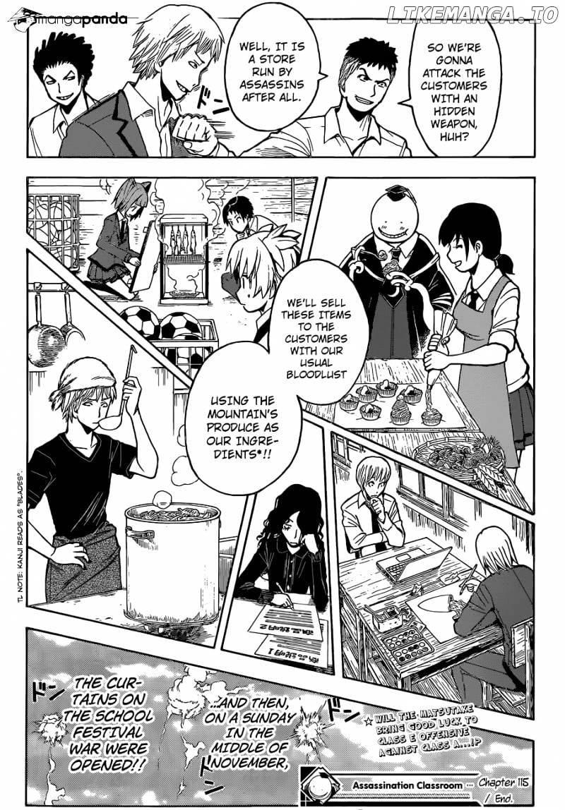 Ansatsu Kyoushitsu chapter 115 - page 23