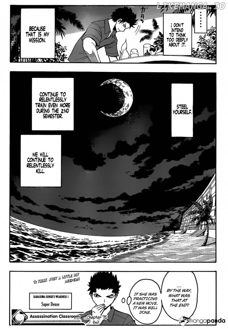 Ansatsu Kyoushitsu chapter 75 - page 21