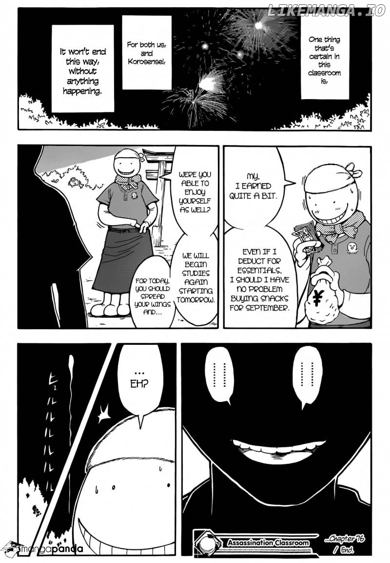 Ansatsu Kyoushitsu chapter 76 - page 19
