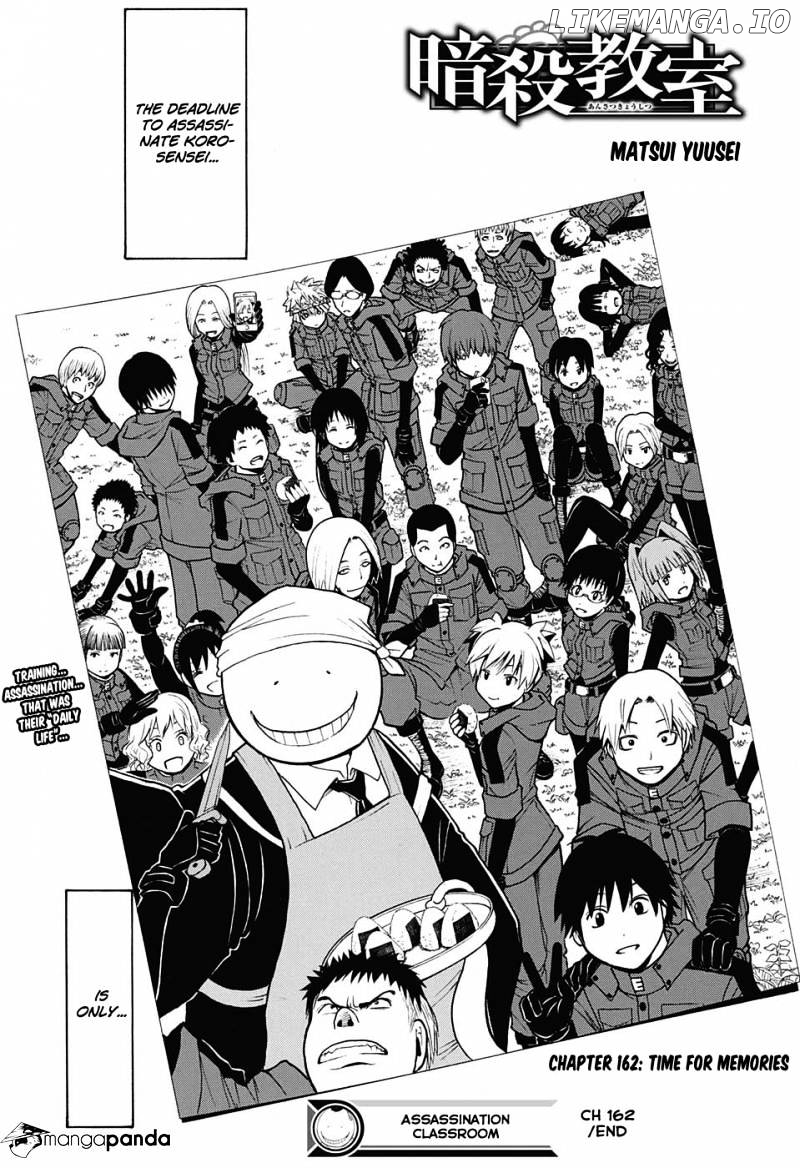Ansatsu Kyoushitsu chapter 162 - page 20