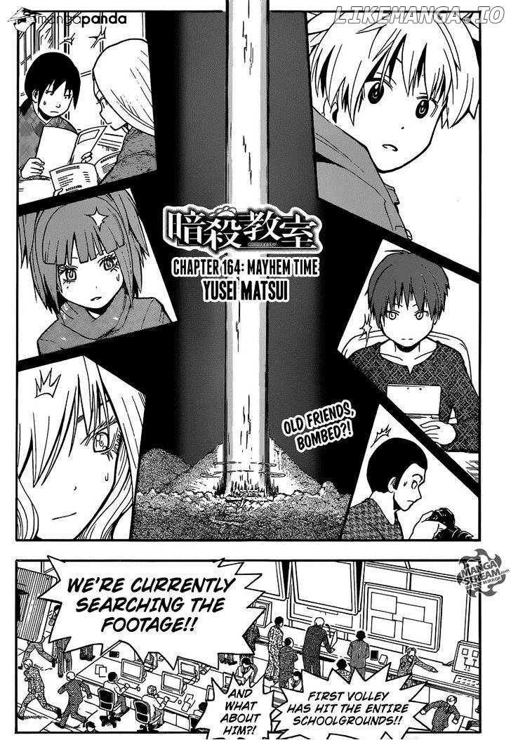 Ansatsu Kyoushitsu chapter 164 - page 1