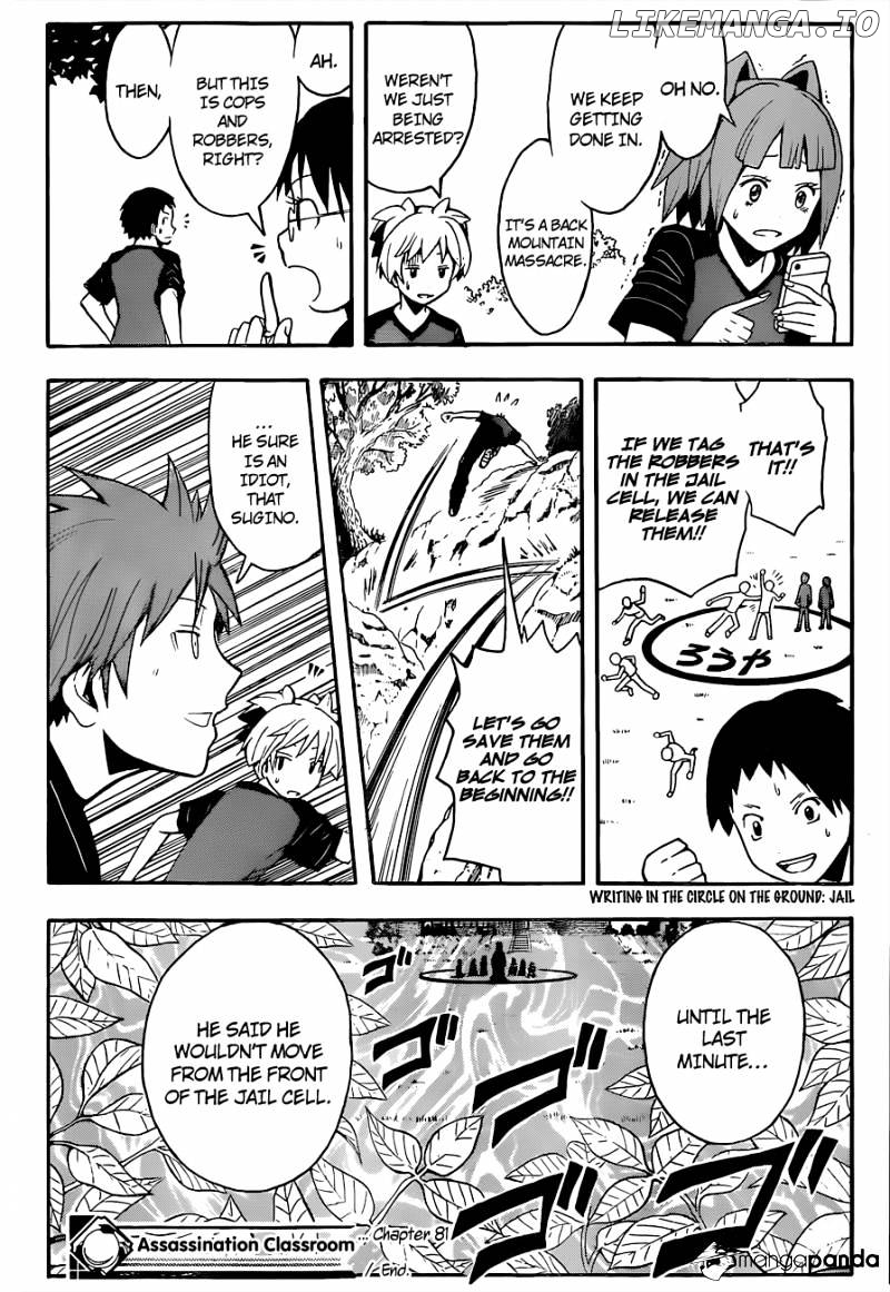 Ansatsu Kyoushitsu chapter 81 - page 19