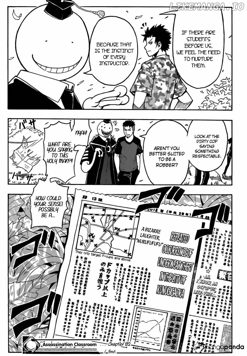 Ansatsu Kyoushitsu chapter 82 - page 20