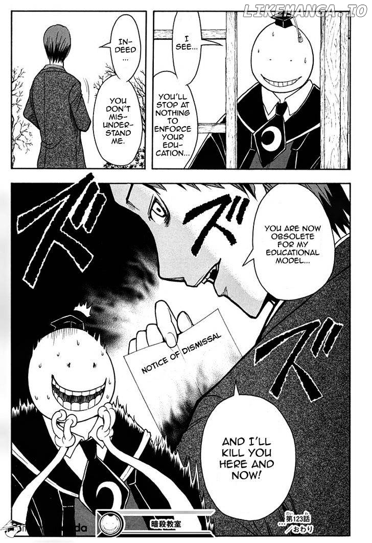 Ansatsu Kyoushitsu chapter 123 - page 20