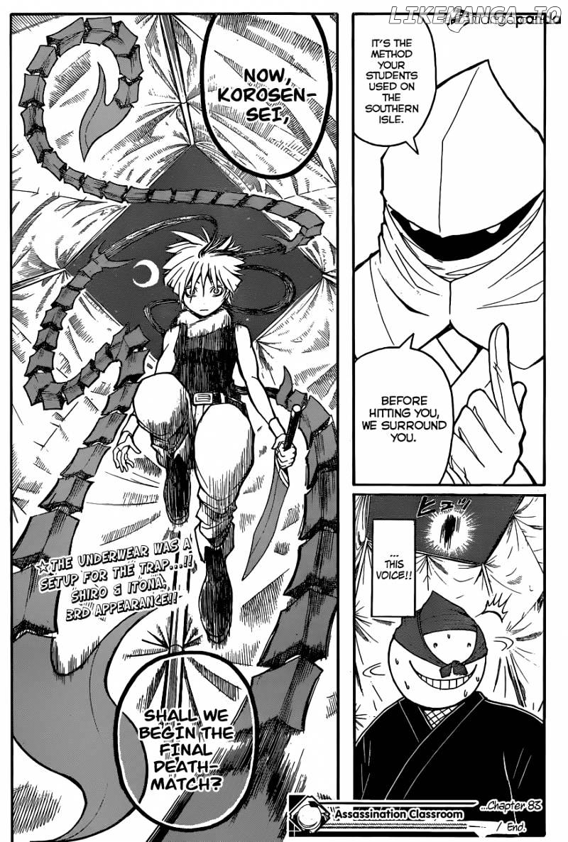Ansatsu Kyoushitsu chapter 83 - page 20