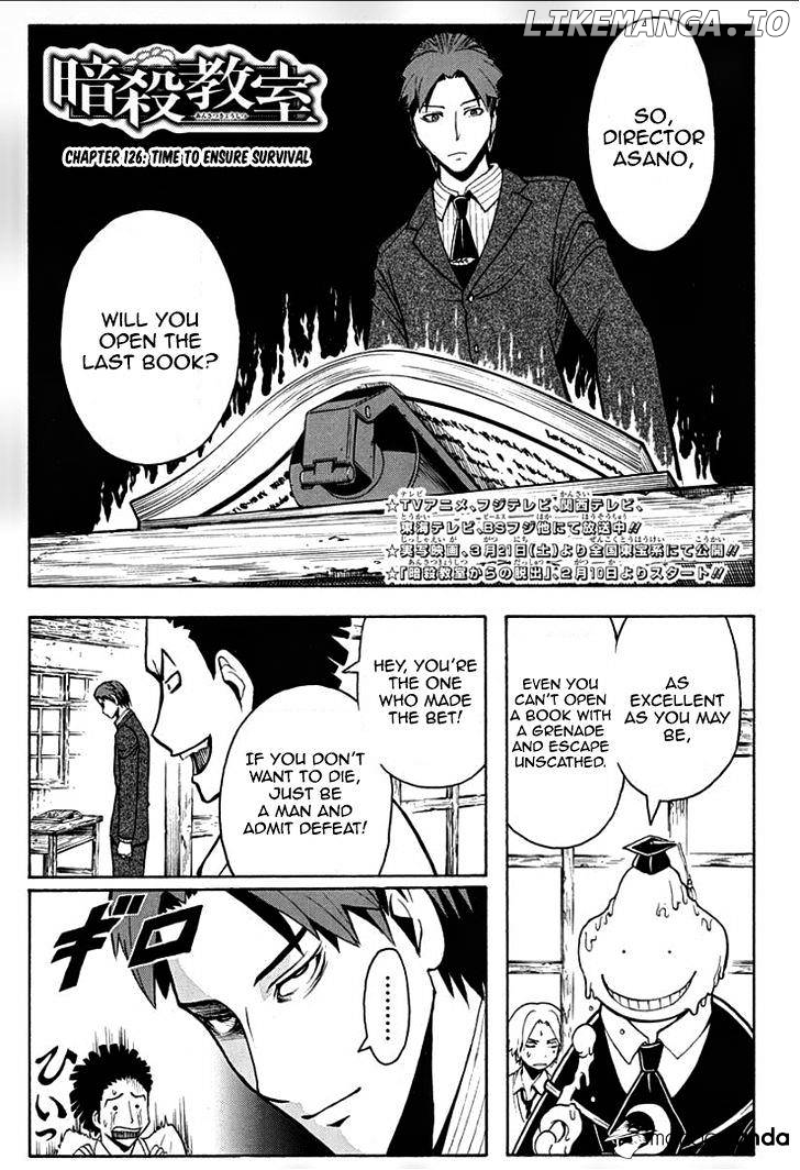 Ansatsu Kyoushitsu chapter 126 - page 2