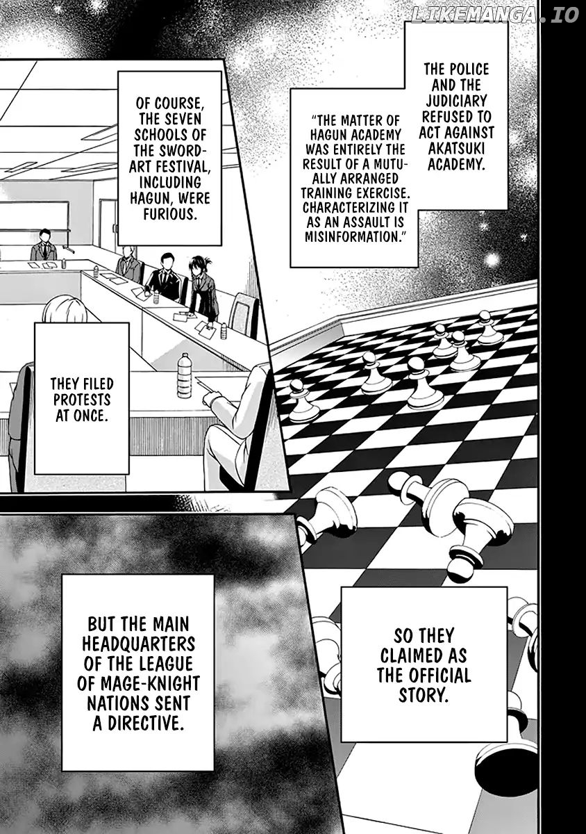 Rakudai Kishi no Eiyuutan chapter 45 - page 23