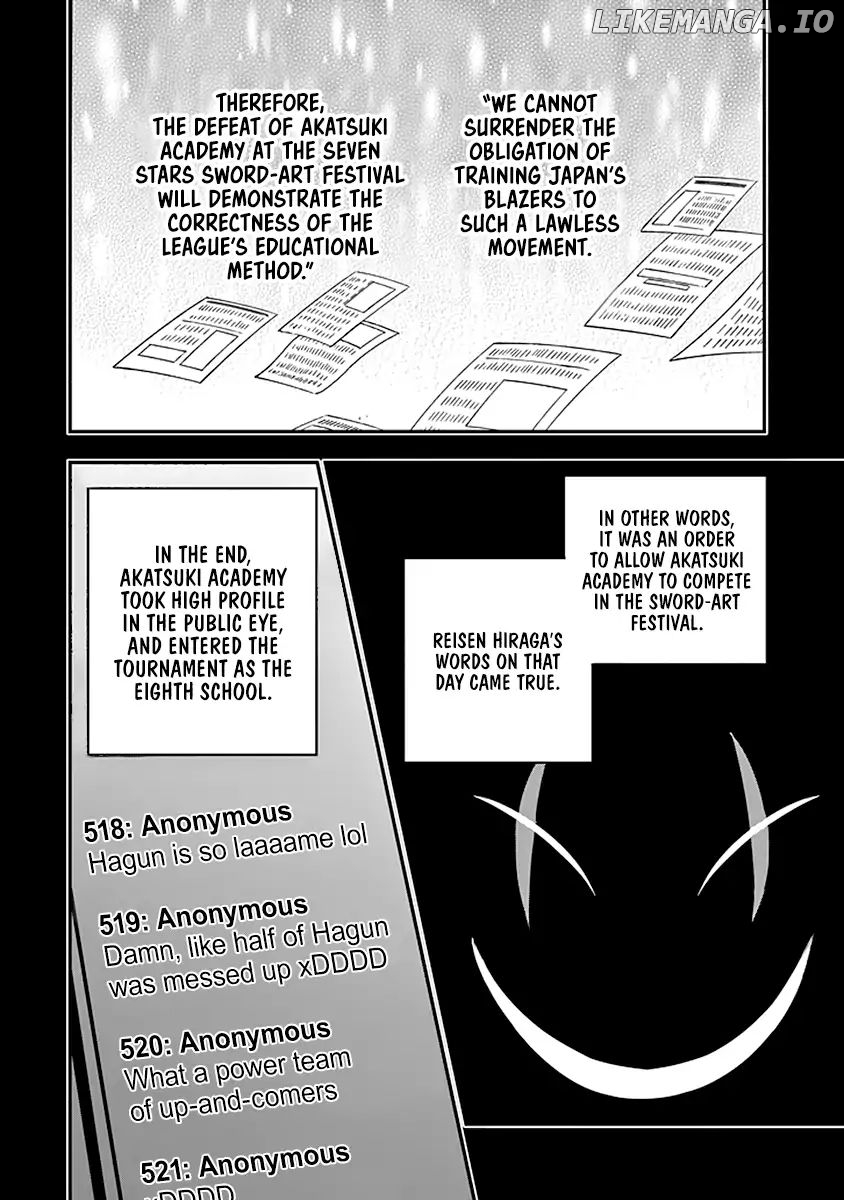 Rakudai Kishi no Eiyuutan chapter 45 - page 24