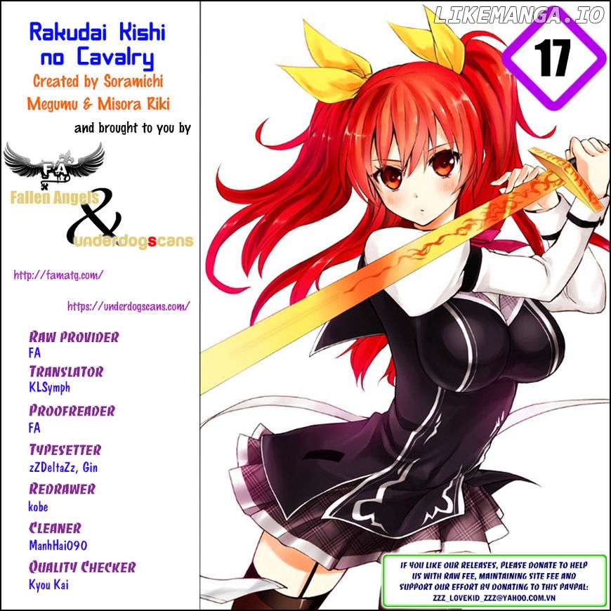 Rakudai Kishi no Eiyuutan chapter 17 - page 1