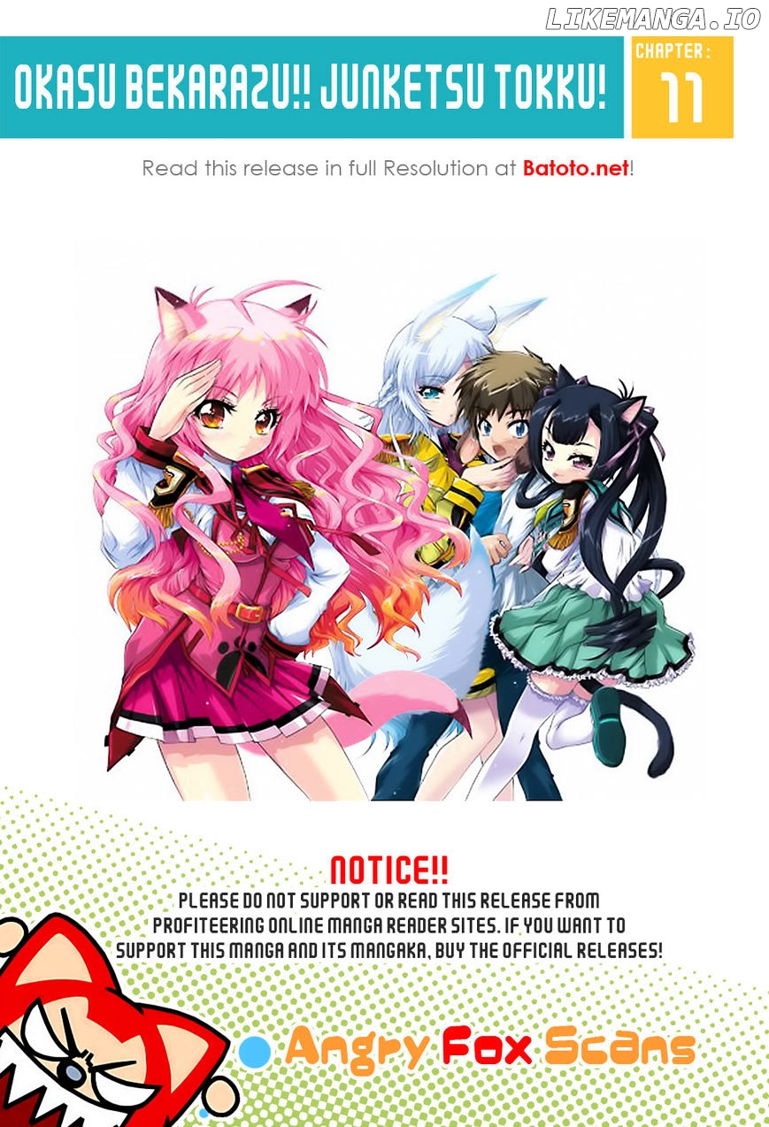 Okasu Bekarazu!! Junketsu Tokku! chapter 11 - page 1