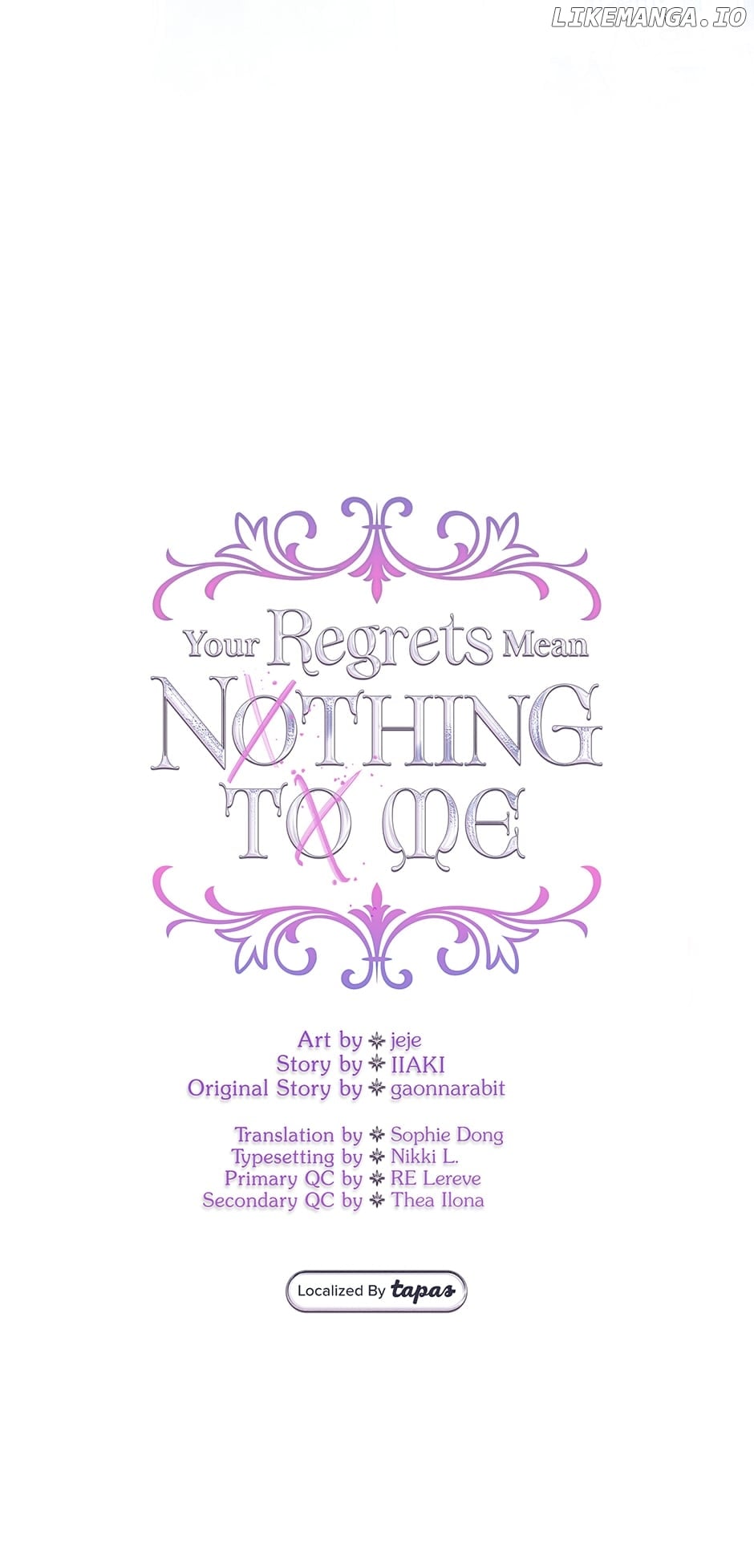 Your Regrets Mean Nothing to Me Chapter 107 - page 6