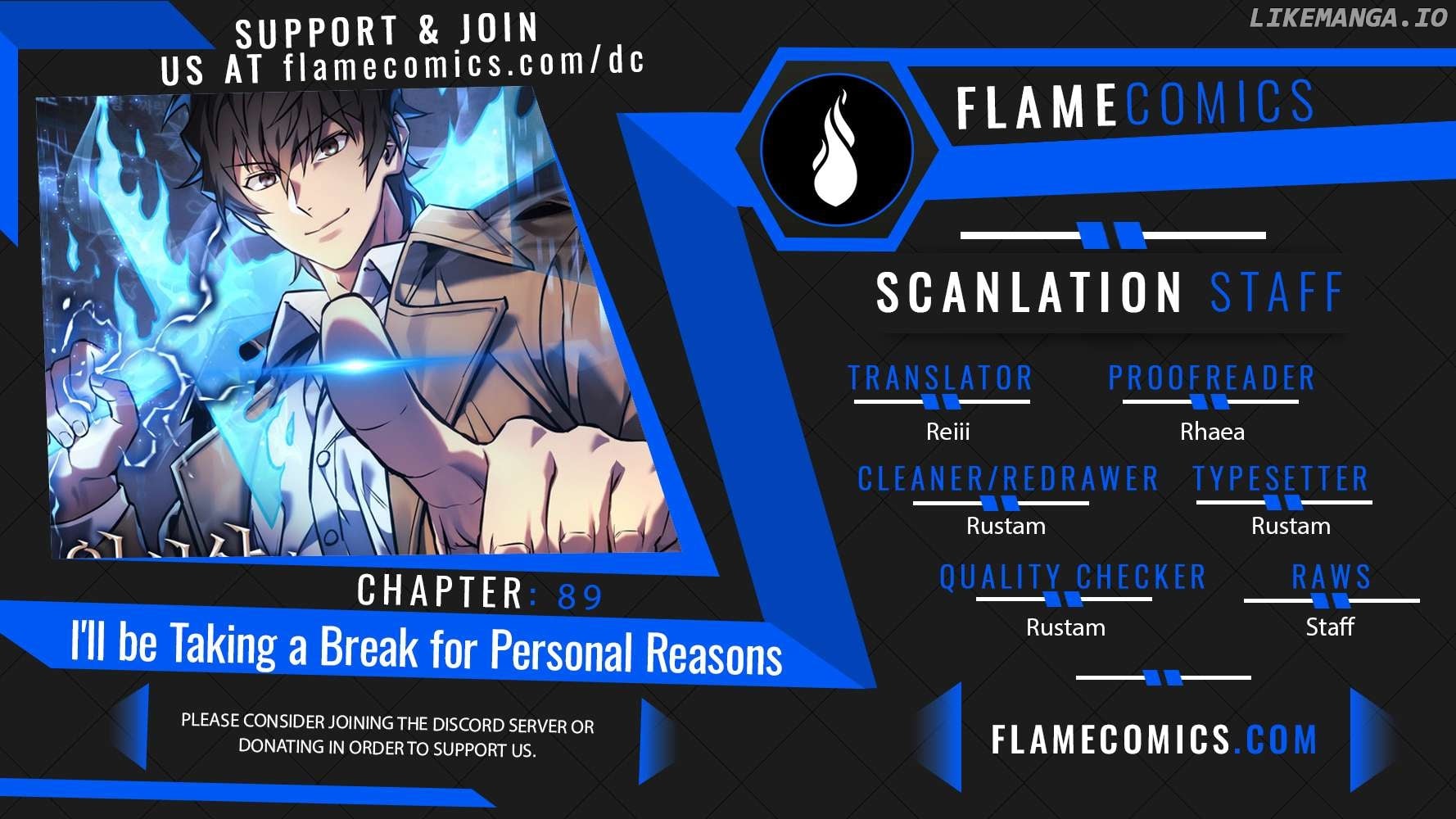 I’ll be Taking a Break for Personal Reasons Chapter 89 - page 1