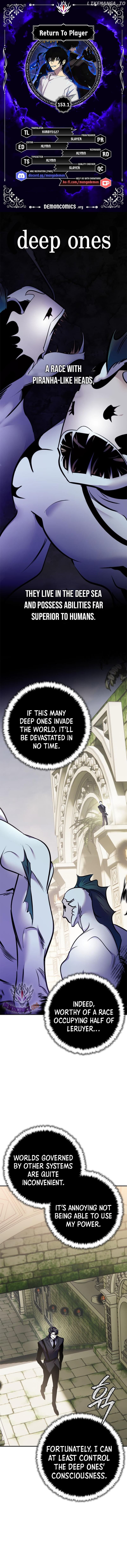 Return to Player Chapter 153.1 - page 1
