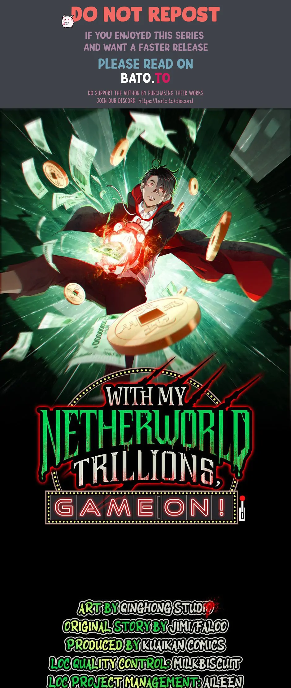 With My Netherworld Trillions, Game On! Chapter 36 - page 1