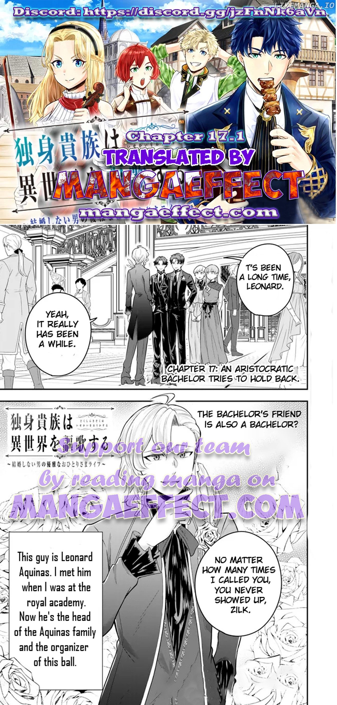 A Single Aristocrat Enjoys A Different World The Graceful Life Of A Man Who Never Gets Married Chapter 17.1 - page 1