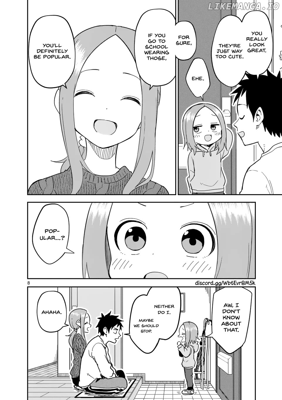 Karakai Jouzu no (Moto) Takagi-san Chapter 304 - page 8