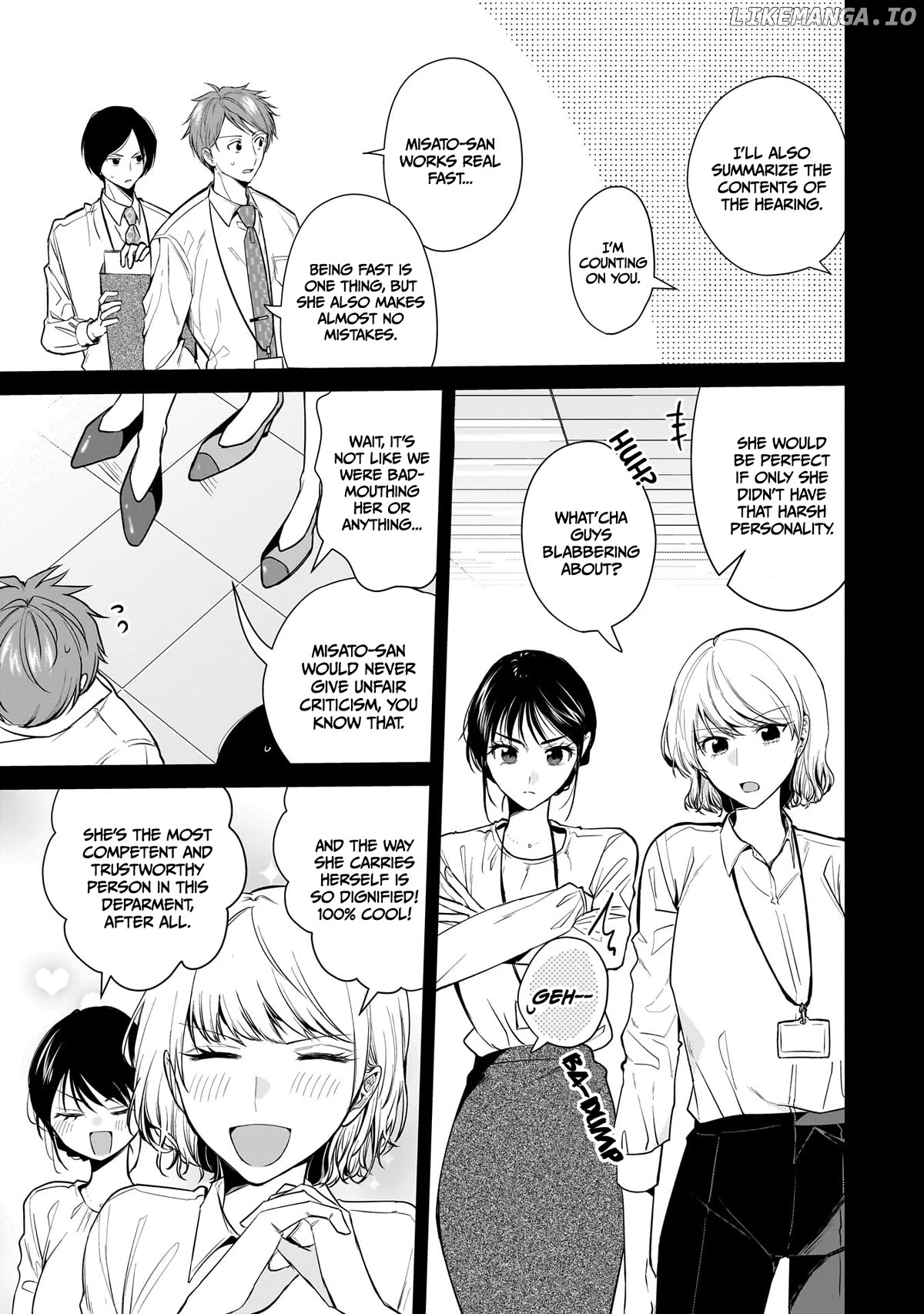 Misato-San Is A Bit Cold Towards Her Boss Who Pampers Chapter 14 - page 3