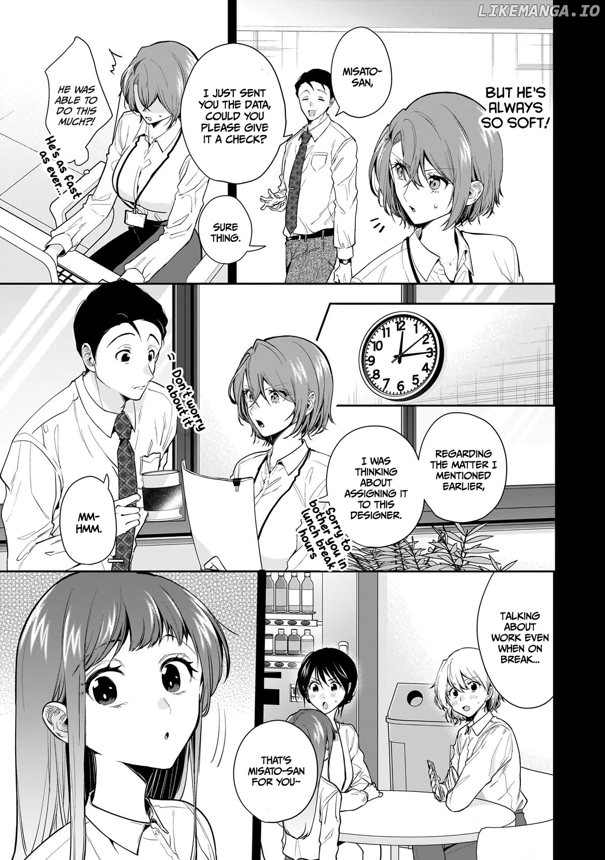 Misato-San Is A Bit Cold Towards Her Boss Who Pampers Chapter 14 - page 5