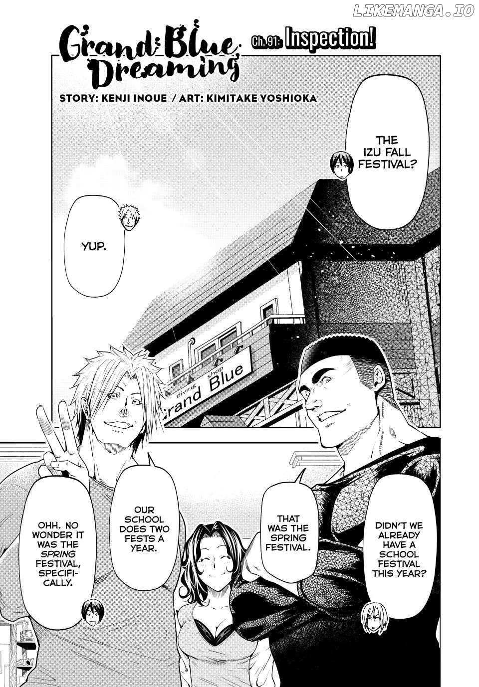 Grand Blue Chapter 91 - page 3