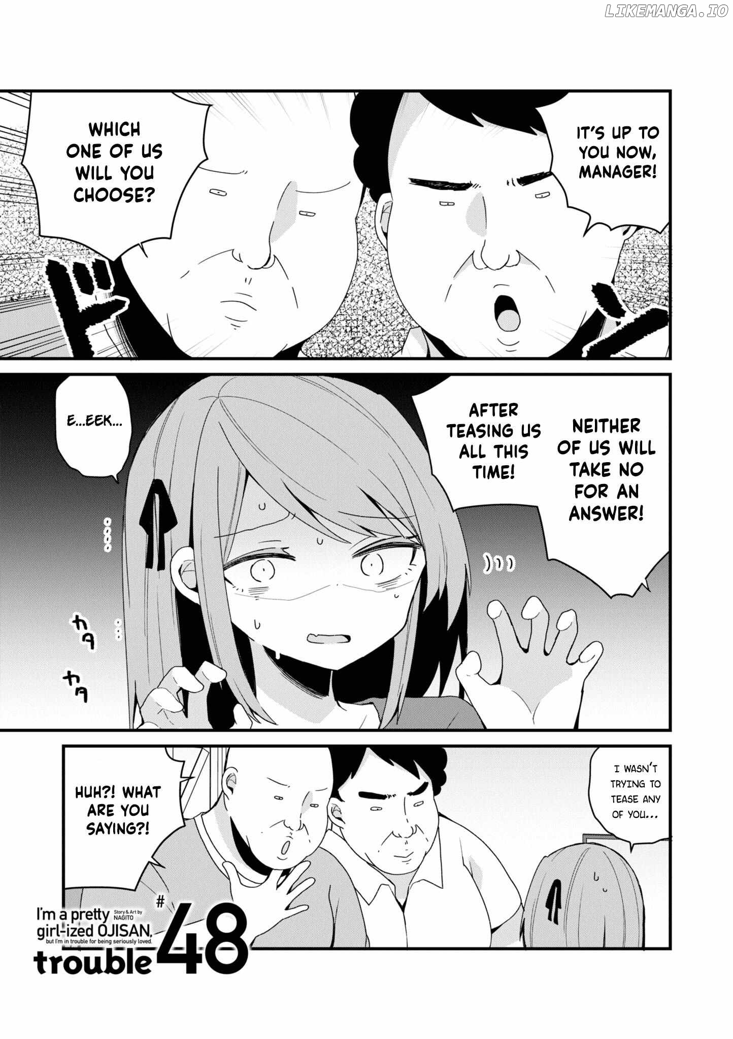 Bishoujokashita Oji-San Dakedo, Gachi Koi Sarete Komattemasu Chapter 48 - page 1