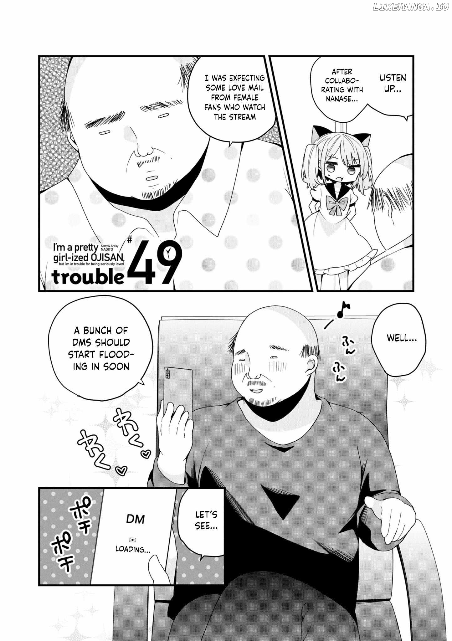 Bishoujokashita Oji-San Dakedo, Gachi Koi Sarete Komattemasu Chapter 49 - page 1