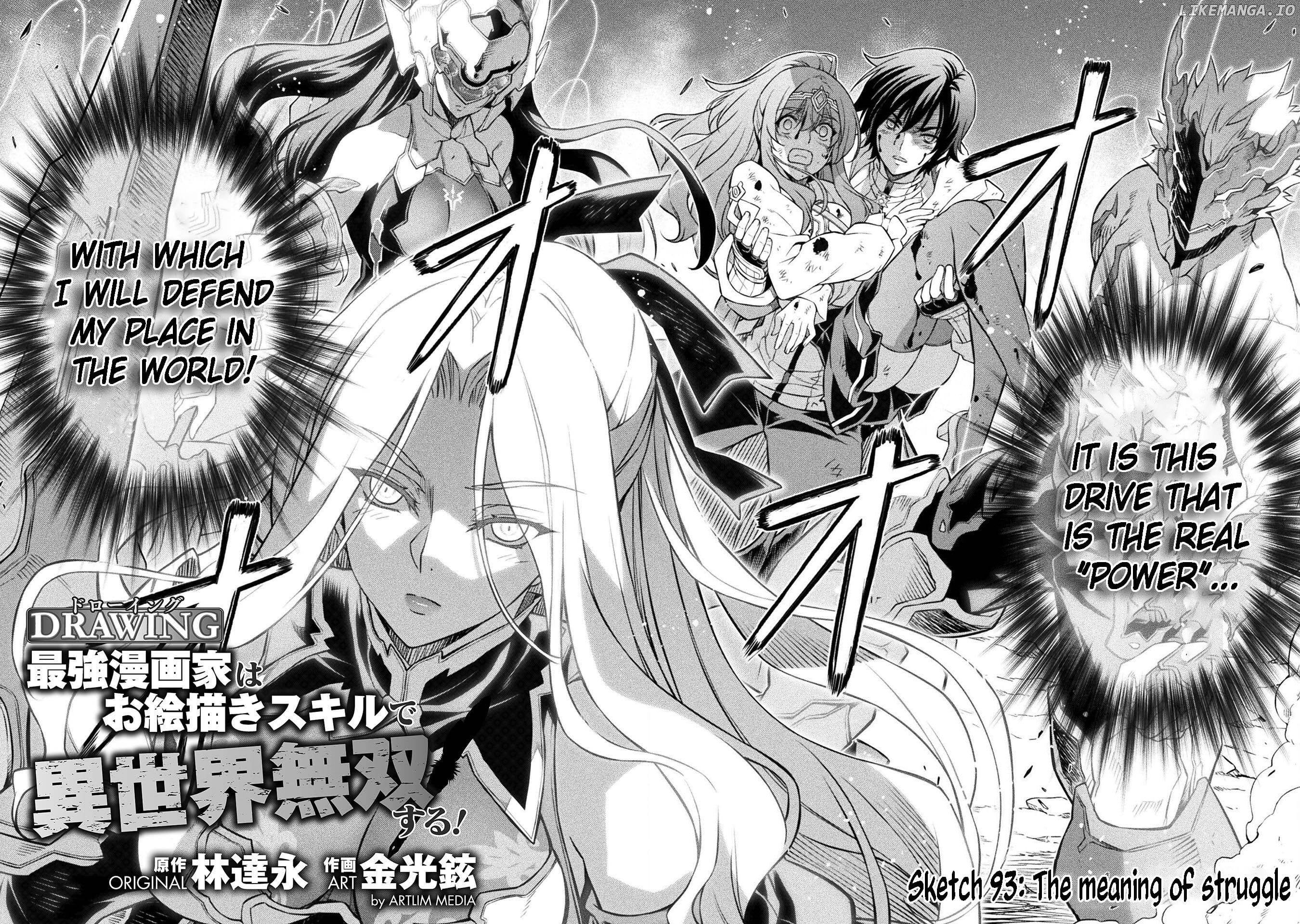 Drawing: The Greatest Mangaka Becomes A Skilled “Martial Artist” In Another World Chapter 93 - page 4