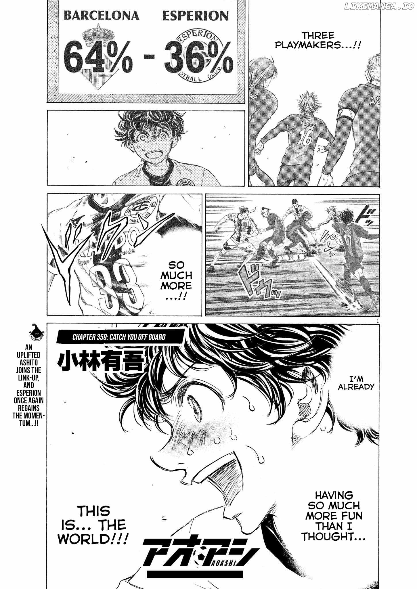 Ao Ashi Chapter 359 - page 2