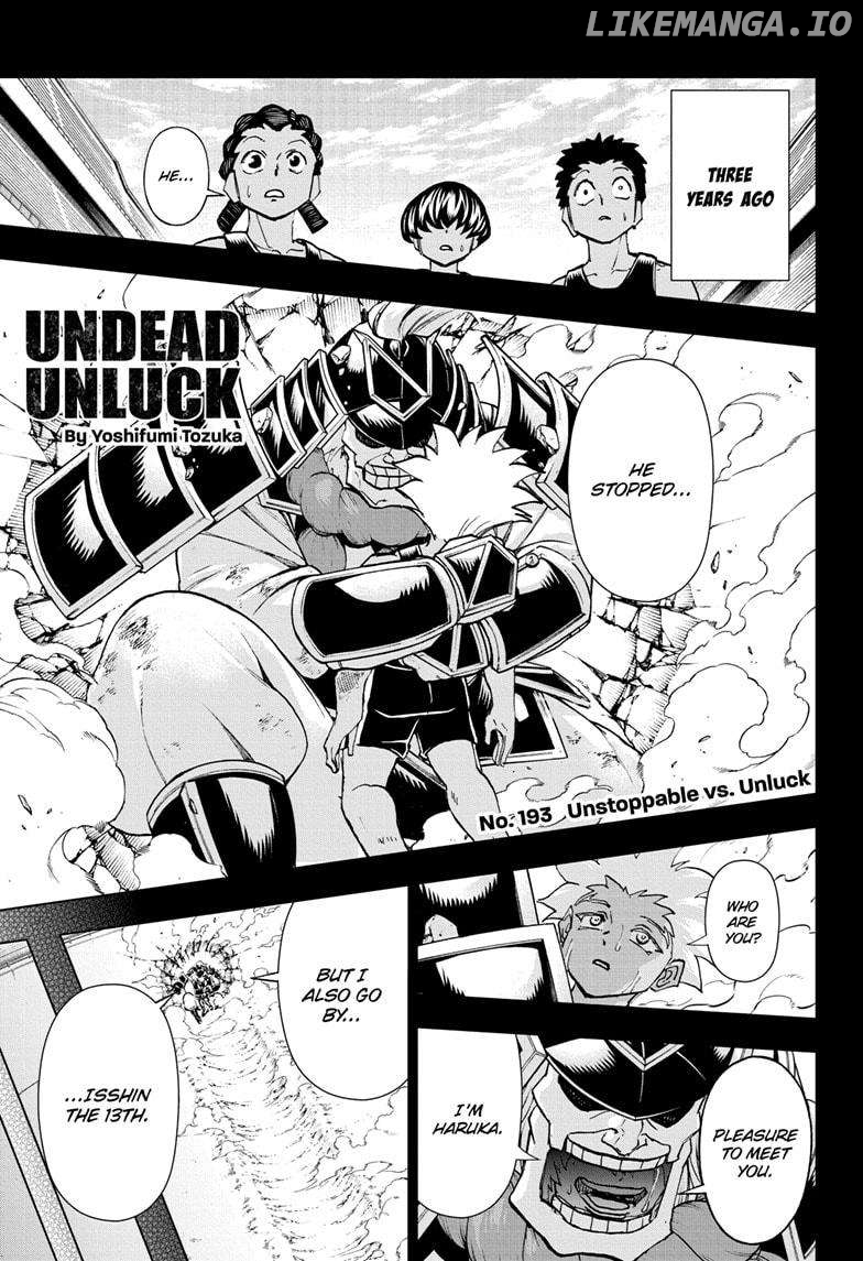 Undead + Unluck Chapter 193 - page 1