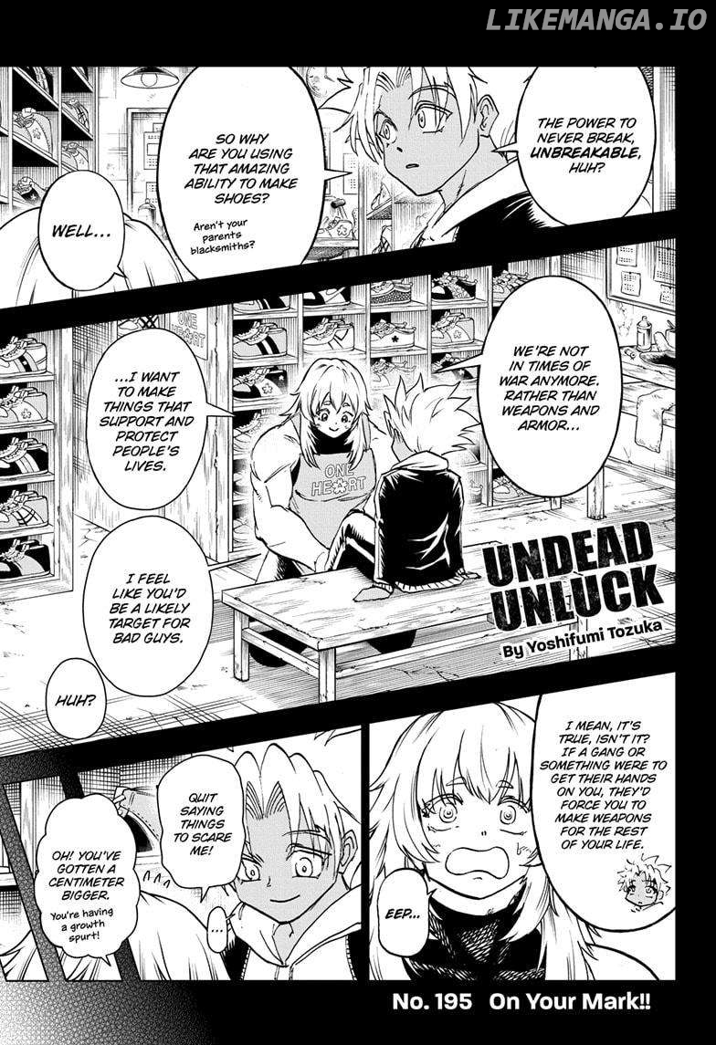 Undead + Unluck Chapter 195 - page 1